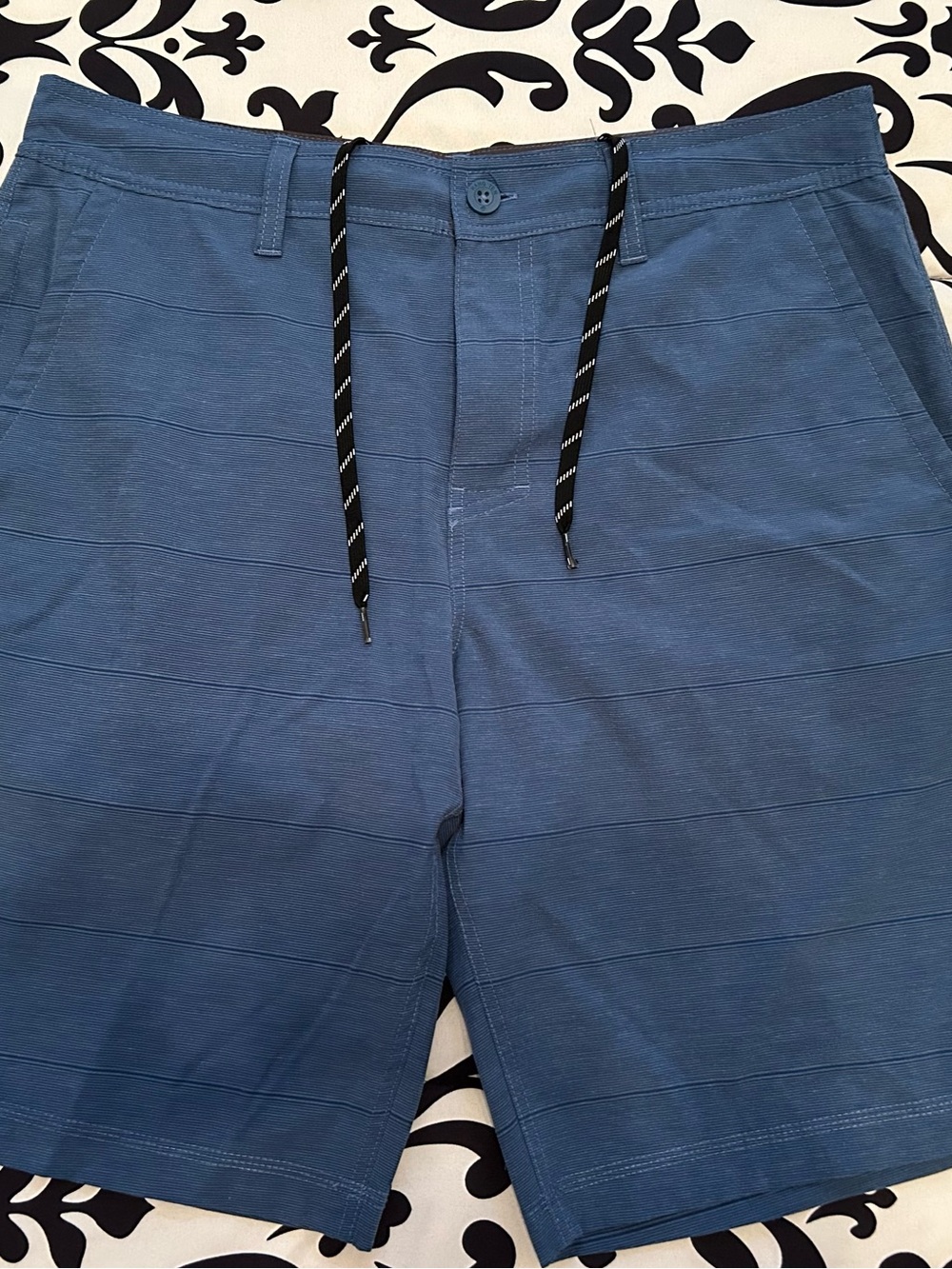 Hang Ten Men's Blue and Brown Casual Shorts